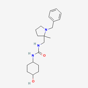 1-[(1-Benzyl-2-methylpyrrolidin-2-yl)methyl]-3-(4-hydroxycyclohexyl)urea