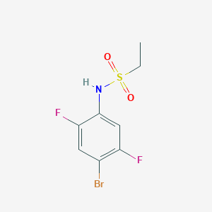 N-(4-bromo-2,5-difluorophenyl)ethanesulfonamide