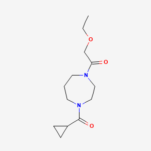 1-[4-(Cyclopropanecarbonyl)-1,4-diazepan-1-yl]-2-ethoxyethanone