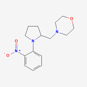 4-[[1-(2-Nitrophenyl)pyrrolidin-2-yl]methyl]morpholine