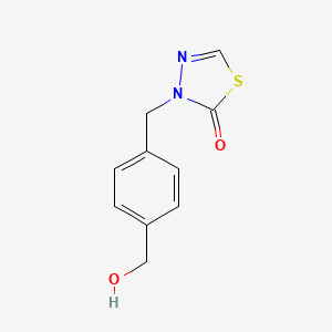 3-[[4-(Hydroxymethyl)phenyl]methyl]-1,3,4-thiadiazol-2-one