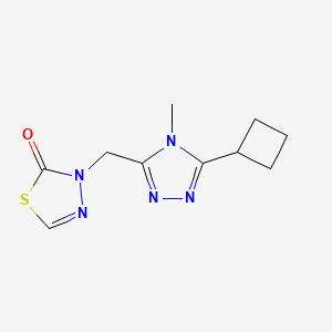 3-[(5-Cyclobutyl-4-methyl-1,2,4-triazol-3-yl)methyl]-1,3,4-thiadiazol-2-one