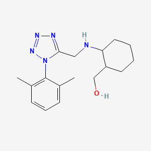 [2-[[1-(2,6-Dimethylphenyl)tetrazol-5-yl]methylamino]cyclohexyl]methanol