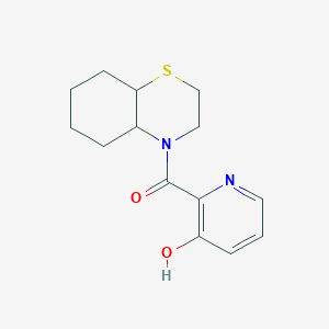 2,3,4a,5,6,7,8,8a-Octahydrobenzo[b][1,4]thiazin-4-yl-(3-hydroxypyridin-2-yl)methanone