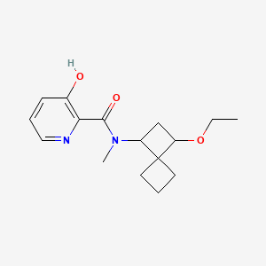 N-(3-ethoxyspiro[3.3]heptan-1-yl)-3-hydroxy-N-methylpyridine-2-carboxamide