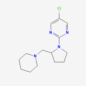 5-Chloro-2-[2-(piperidin-1-ylmethyl)pyrrolidin-1-yl]pyrimidine