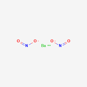 molecular formula Ba(NO2)2<br>BaN2O4 B076676 亚硝酸钡 CAS No. 13465-94-6