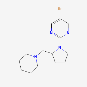 5-Bromo-2-[2-(piperidin-1-ylmethyl)pyrrolidin-1-yl]pyrimidine