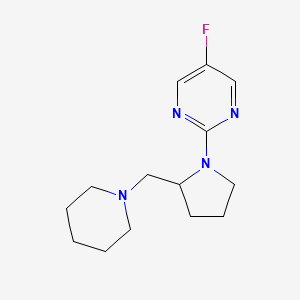 5-Fluoro-2-[2-(piperidin-1-ylmethyl)pyrrolidin-1-yl]pyrimidine