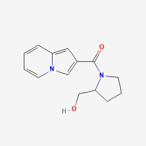 [2-(Hydroxymethyl)pyrrolidin-1-yl]-indolizin-2-ylmethanone