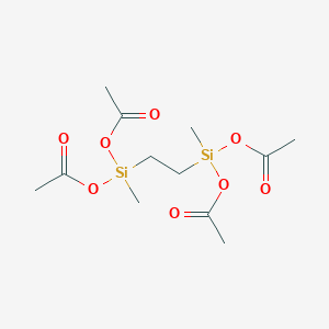 B076680 Bis(diacetoxymethyl)ethylenesilane CAS No. 14971-02-9