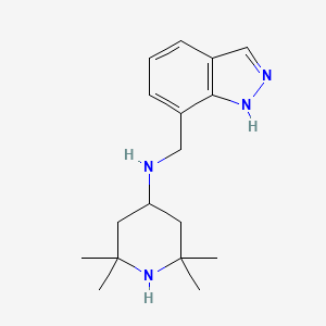 N-(1H-indazol-7-ylmethyl)-2,2,6,6-tetramethylpiperidin-4-amine