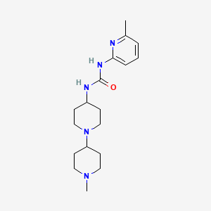 1-[1-(1-Methylpiperidin-4-yl)piperidin-4-yl]-3-(6-methylpyridin-2-yl)urea