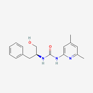 1-(4,6-dimethylpyridin-2-yl)-3-[(2S)-1-hydroxy-3-phenylpropan-2-yl]urea