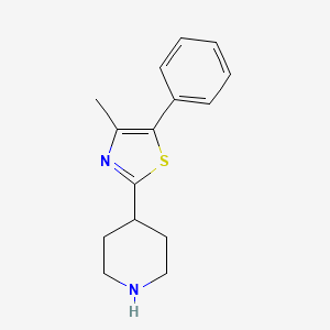 4-Methyl-5-phenyl-2-piperidin-4-yl-1,3-thiazole