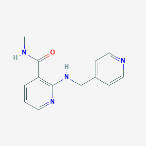 N-methyl-2-(pyridin-4-ylmethylamino)pyridine-3-carboxamide