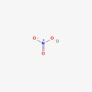 molecular formula HNO3 B076683 硝酸氘 CAS No. 13587-52-5