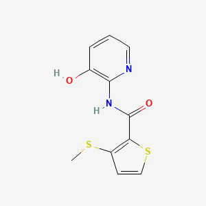 N-(3-hydroxypyridin-2-yl)-3-methylsulfanylthiophene-2-carboxamide