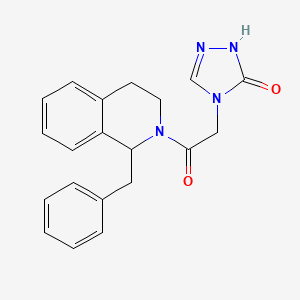 4-[2-(1-benzyl-3,4-dihydro-1H-isoquinolin-2-yl)-2-oxoethyl]-1H-1,2,4-triazol-5-one