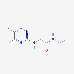 2-[(4,5-dimethylpyrimidin-2-yl)amino]-N-ethylacetamide