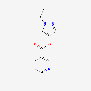 (1-Ethylpyrazol-4-yl) 6-methylpyridine-3-carboxylate