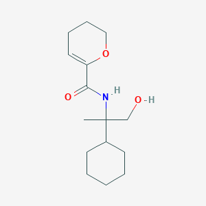 N-(2-cyclohexyl-1-hydroxypropan-2-yl)-3,4-dihydro-2H-pyran-6-carboxamide