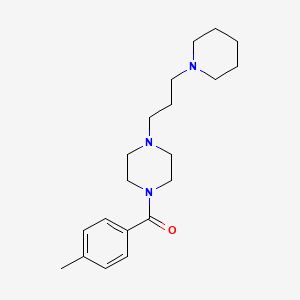 (4-Methylphenyl)-[4-(3-piperidin-1-ylpropyl)piperazin-1-yl]methanone