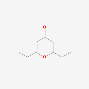 B076694 2,6-diethyl-4H-Pyran-4-one CAS No. 14774-14-2