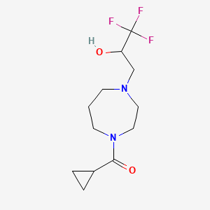 Cyclopropyl-[4-(3,3,3-trifluoro-2-hydroxypropyl)-1,4-diazepan-1-yl]methanone