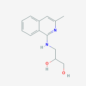 3-[(3-Methylisoquinolin-1-yl)amino]propane-1,2-diol