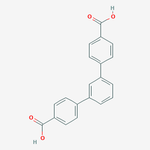 molecular formula C20H14O4 B076696 [1,1':3',1''-联苯]-4,4''-二甲酸 CAS No. 13215-72-0