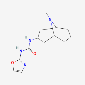 1-(9-Methyl-9-azabicyclo[3.3.1]nonan-3-yl)-3-(1,3-oxazol-2-yl)urea