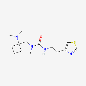 1-[[1-(Dimethylamino)cyclobutyl]methyl]-1-methyl-3-[2-(1,3-thiazol-4-yl)ethyl]urea