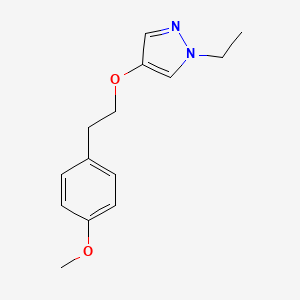 1-Ethyl-4-[2-(4-methoxyphenyl)ethoxy]pyrazole