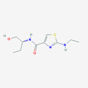 2-(ethylamino)-N-[(2R)-1-hydroxybutan-2-yl]-1,3-thiazole-4-carboxamide