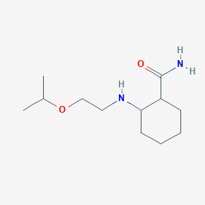 2-(2-Propan-2-yloxyethylamino)cyclohexane-1-carboxamide