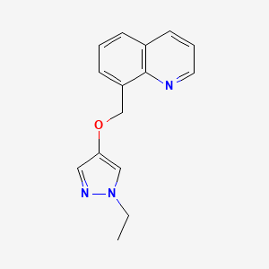 8-[(1-Ethylpyrazol-4-yl)oxymethyl]quinoline