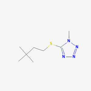 5-(3,3-Dimethylbutylsulfanyl)-1-methyltetrazole