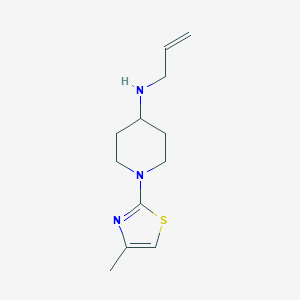 1-(4-methyl-1,3-thiazol-2-yl)-N-prop-2-enylpiperidin-4-amine