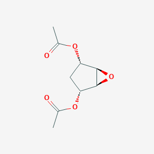 B076699 6-Oxabicyclo[3.1.0]hexane-2,4-diol,diacetate,(1R,2S,4R,5S)-rel-(9CI) CAS No. 14087-25-3
