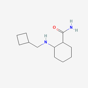 molecular formula C12H22N2O B7669916 2-(Cyclobutylmethylamino)cyclohexane-1-carboxamide 