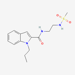 N-[2-(methanesulfonamido)ethyl]-1-propylindole-2-carboxamide