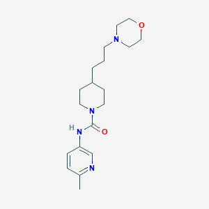 molecular formula C19H30N4O2 B7670080 N-(6-methylpyridin-3-yl)-4-(3-morpholin-4-ylpropyl)piperidine-1-carboxamide 