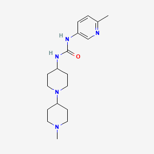 1-[1-(1-Methylpiperidin-4-yl)piperidin-4-yl]-3-(6-methylpyridin-3-yl)urea