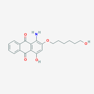 B076703 9,10-Anthracenedione, 1-amino-4-hydroxy-2-[(6-hydroxyhexyl)oxy]- CAS No. 12236-10-1