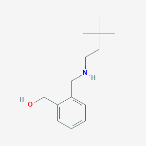 [2-[(3,3-Dimethylbutylamino)methyl]phenyl]methanol