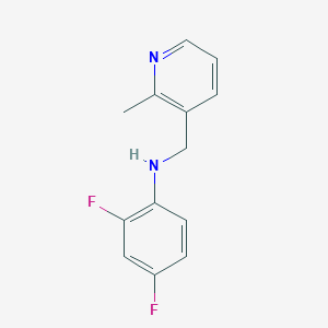 2,4-difluoro-N-[(2-methylpyridin-3-yl)methyl]aniline