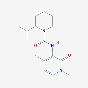 N-(1,4-dimethyl-2-oxopyridin-3-yl)-2-propan-2-ylpiperidine-1-carboxamide