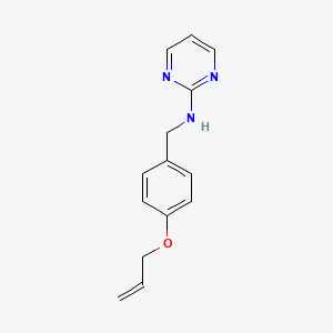 N-[(4-prop-2-enoxyphenyl)methyl]pyrimidin-2-amine