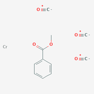 molecular formula C11H8CrO5 B076706 一氧化碳；铬；苯甲酸甲酯 CAS No. 12125-87-0